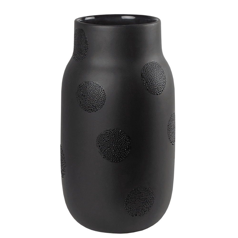 Rader Large Black Pearl Vase